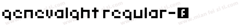 genevalght regular字体转换